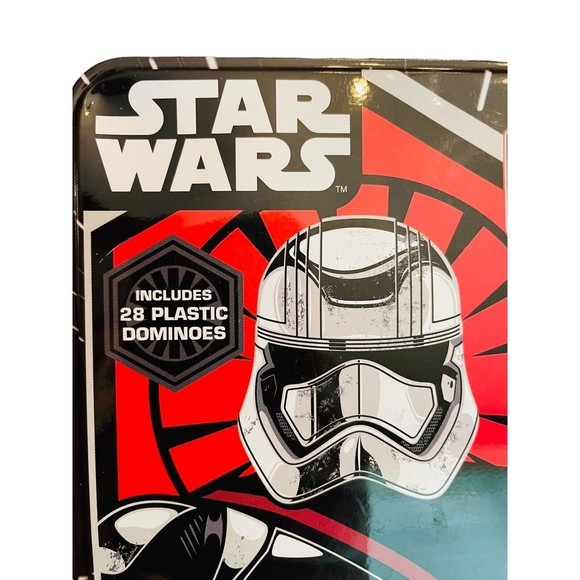 Disney Star Wars The Force Awakens Dominoes Set in Collectible Metal Tin Box - Picture 4 of 4
